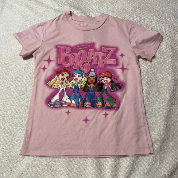 Y2k Pink Bratz graphic tee shirt - Picture 1 of 3